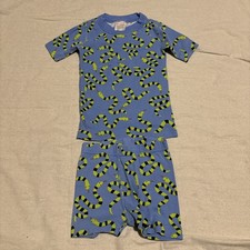 Hanna Andersson 100 Organic Cotton Snake Pajama Set Shorts 100 4T