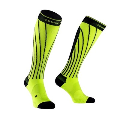 ZEROPOINT PRO RACING KOMPRESSIONSSTRÜMPFE ACID LIME UND SCHWARZ - 70% SPAREN