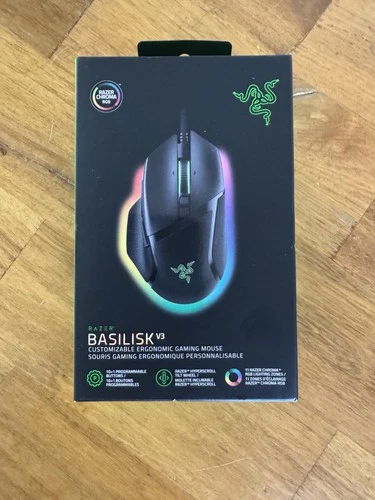 razer basilisk v3 Gaming Ergonomic Customizable Gaming Mouse New