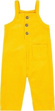 NWT Levi's Corduroy Overalls Marigold Yellow Kids Toddler 3m-6m