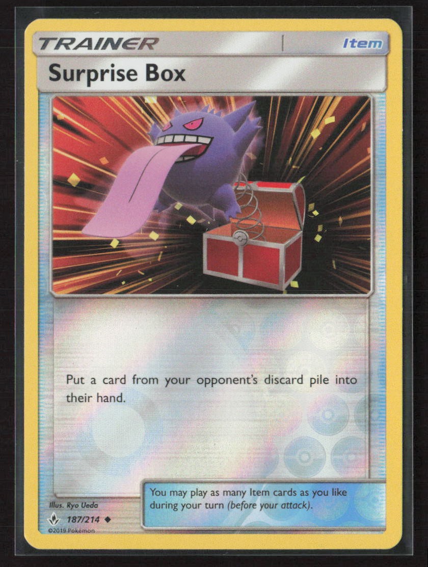 Surprise Box 187/214 Uncommon Unbroken Bonds Pokemon Near Mint