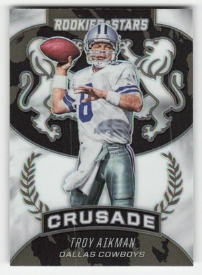 Troy Aikman 2020 Panini Rookies & Stars Crusade White #CR-12 A2