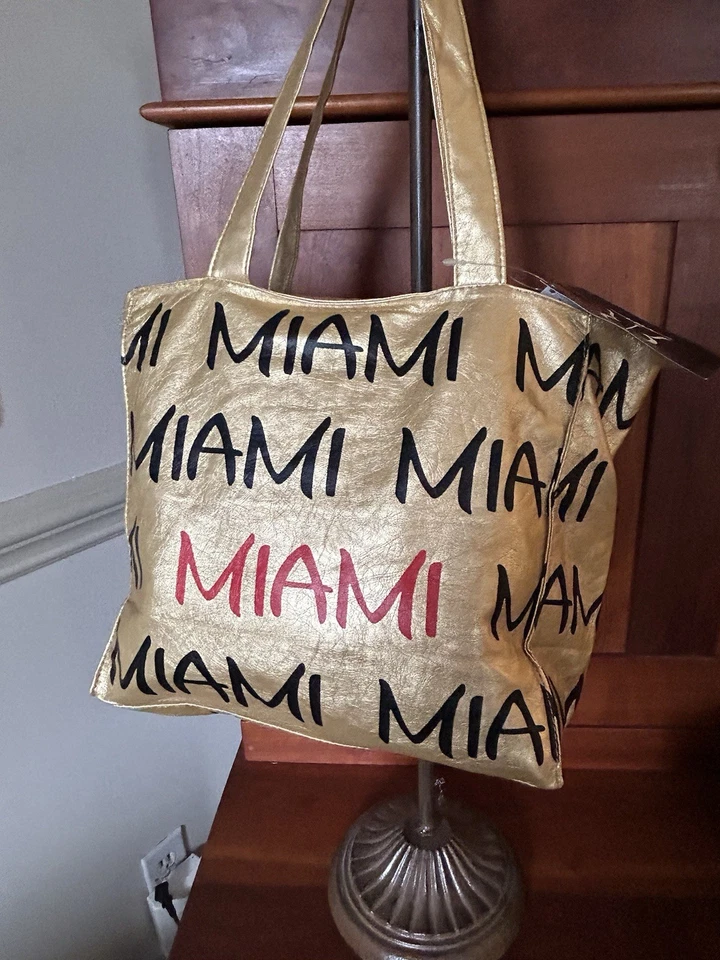 NWT Vintage Gold Robin Ruth Original Miami Bag Purse, Marriott Resorts Exclusive - Image 2 of 4