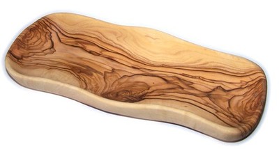 BEAUTIFUL OLIVE WOOD BREAD DISH / BOWL FOR SERVING BREAD - 10- 14