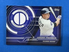 2014 Topps Trajectory Relics #TR-JPA Jordan Pacheco Jersey Rockies
