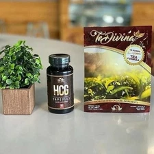 SUPLEMENTO /- Hcg- /Reductor Peso, 60 CAPSULA,+ Detox Tea 1 Week Supply