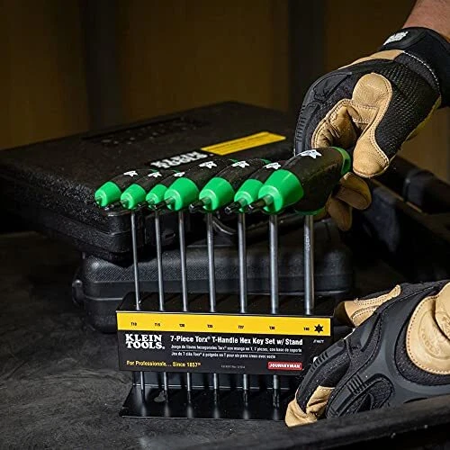 Klein Tools JTH67T Hex Key Set, TORX T-Handle Hex Key Allen Wrench Set w/ 6-Inch - Image 4 of 4