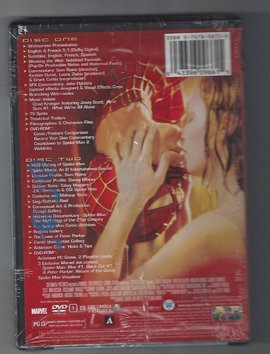 DVD unopened Widescreen Special Edition Spider Man - Picture 2 of 2