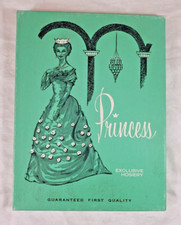 3 Princess Exclusive Hosiery Ladies Stockings Demi Toe Micro French White 9 1/2