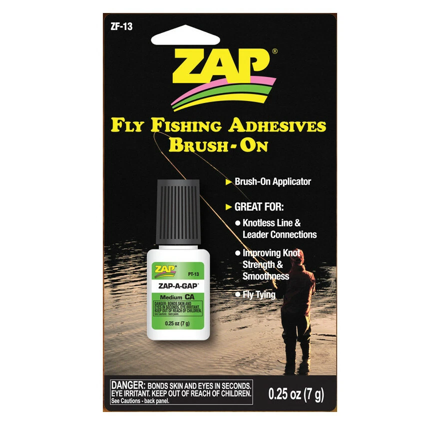 Zap-A-Gap Sekundenkleber mit Pinsel absolut wasserfest ("Brush On") 7 ml.