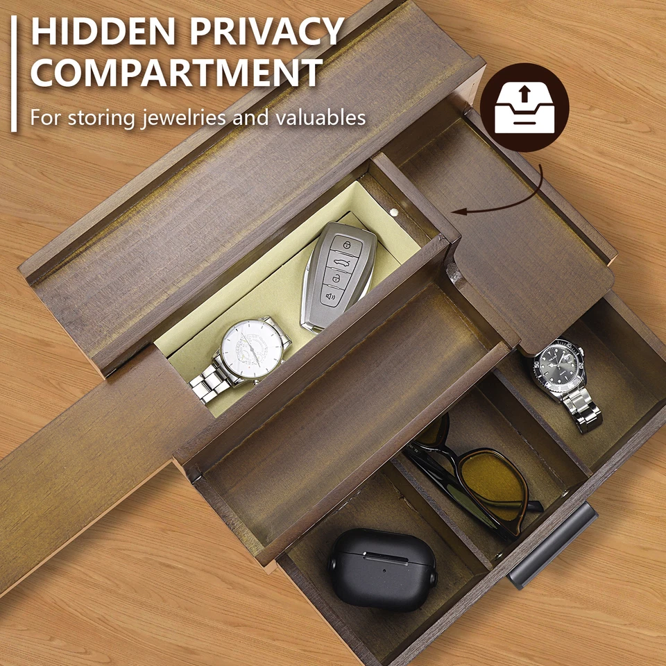 Cologne Organizer for Men 3 Tier Perfume Display Stand Cologne Shelf w/ Drawer - Image 3 of 4