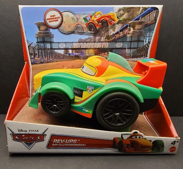 限定品　Timothy Twostroke Rip Clutchgoneski Pixar Cars 2 • Rip Clutchgoneski Mattel Rev-Ups 