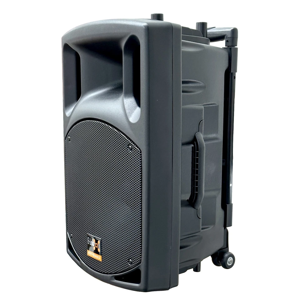 E-Lektron Duevibe 12 1400W TWS Bluetooth Portable Speakers System PA UHF Mics - image 3 of 4