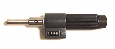 Fowler 52-222-738 Metric Outside Digit Micrometer Head 0-25mm 