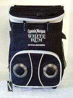 Black Rolling Cooler Ice Chest Collapsiable Captain Morgan Speaker Ipod Mp3 Black Rolling Cooler Ice Chest Collapsiable Captain Morgan Speaker Ipod Mp3