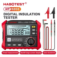 HABOTEST HT5203 Voltage Resistance Tester Insulation Meter Megger MegOhm Meter