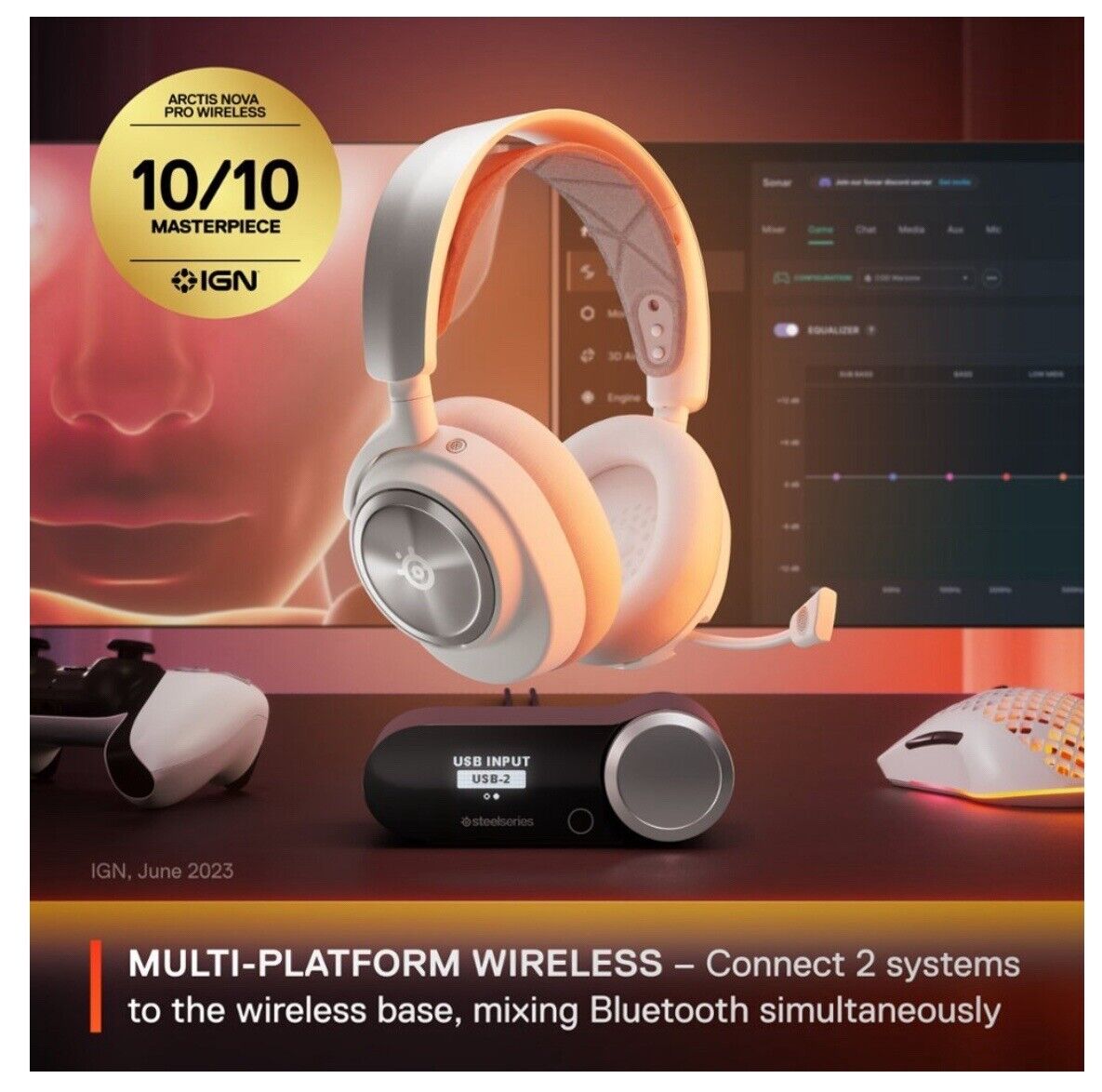 New| Free 🚚 SteelSeries Arctis Nova Pro Wireless Multi New| Free 🚚 SteelSeries Arctis Nova Pro Wireless Multi