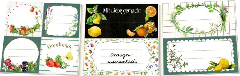Thumbnail - Etikettenbüchl.: Einmach-etiketten - M. Bastin (gartenliebe)