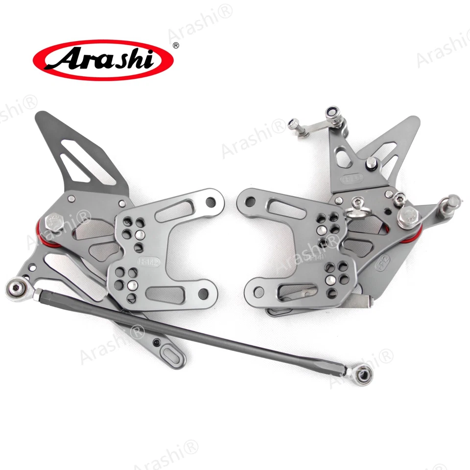 Juego trasero reposapiés estriberas para Kawasaki Ninja ZX10R 2011 2012 2013 2014 2015 Foto 2 de 4