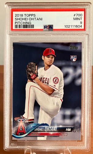 2018 Topps Shohei Ohtani Rookie RC #700 PSA 9