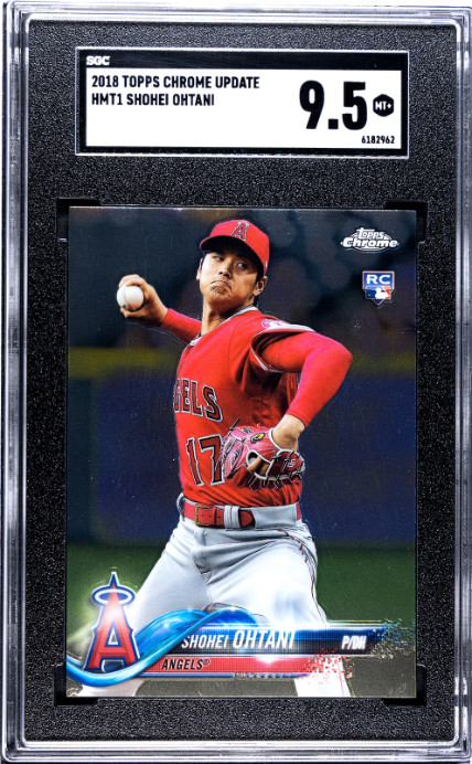 2018 Topps Chrome Update Shohei Ohtani #HMT1 SGC 9.5 Angels