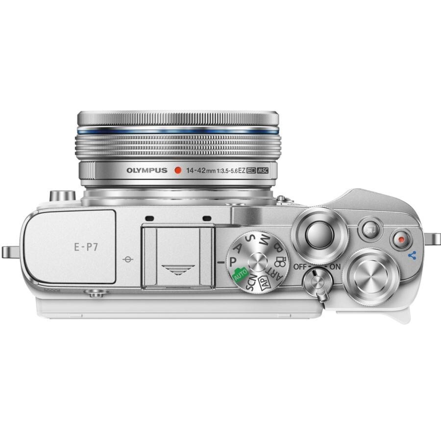 【美品】Olympus pen e-p7 白 おまけ付き OLYMPUS PEN E-P7 Mirrorless White Camera 14-42mm EZ 40-150mm R