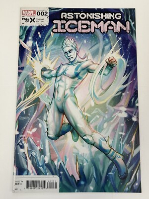 ASTONISHED ICEMAN #2 NEAR MINT 2023 EDGE VARIANT MARVEL COMICS b-328