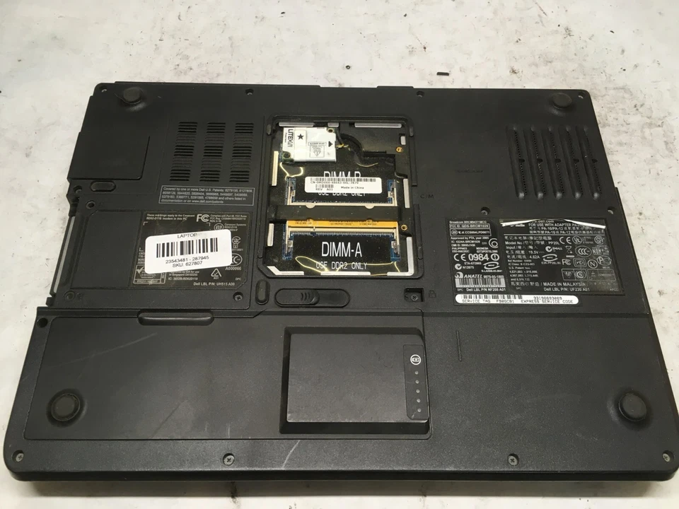 Dell Inspiron E1505 15" (AS IS) Intel Core Solo @ 1.66 GHz - JZ - Image 2 of 4