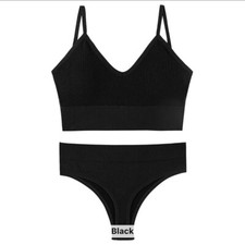 Women Underwear Bra And Panties Set Lingerie Thong Push Up Bralette Sport Bra