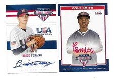 2017 Stars & Stripes USA National Team Auto RC SSP Red Ink Cole Smith #8/10 