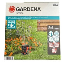 Gardena Sprinklersystem Start-Set Pipeline Mit Viereckregner 8272-20