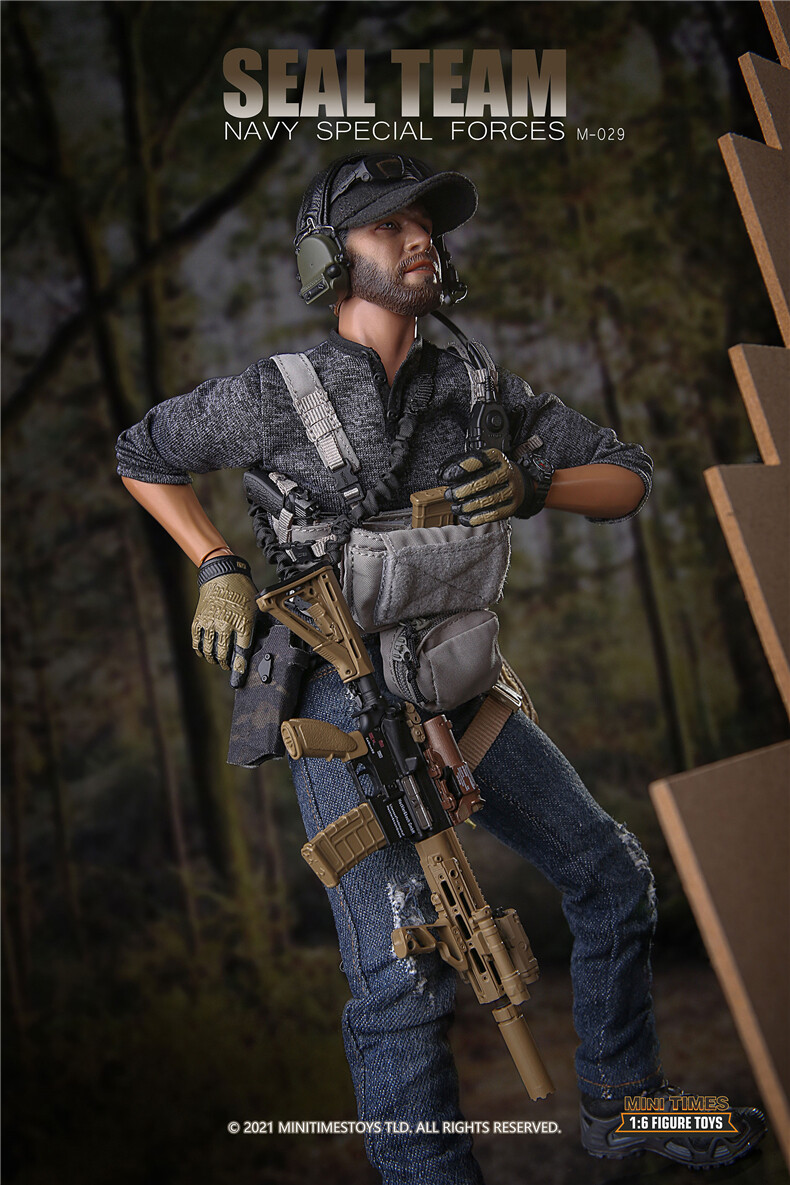 ミリタリー HALO SEAL TEAM NAVY SPECIAL FORCES 1/6 HALO - SEAL Team Navy Special Forces - Mini Times 1/6 Scale Figure