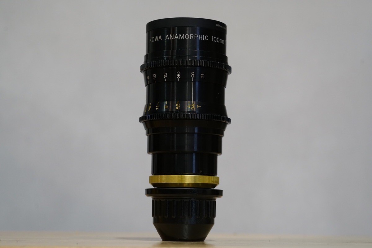 Kowa Cine Prominar Anamorphic lens Set 40,50,75,100 Rehoused Kowa Cine Prominar Anamorphic lens Set 40,50,75,100 Rehoused