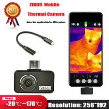 ZIBOO ZP2+Type C For Android Thermal Infrared Thermal Imager Camera Thermometer✦