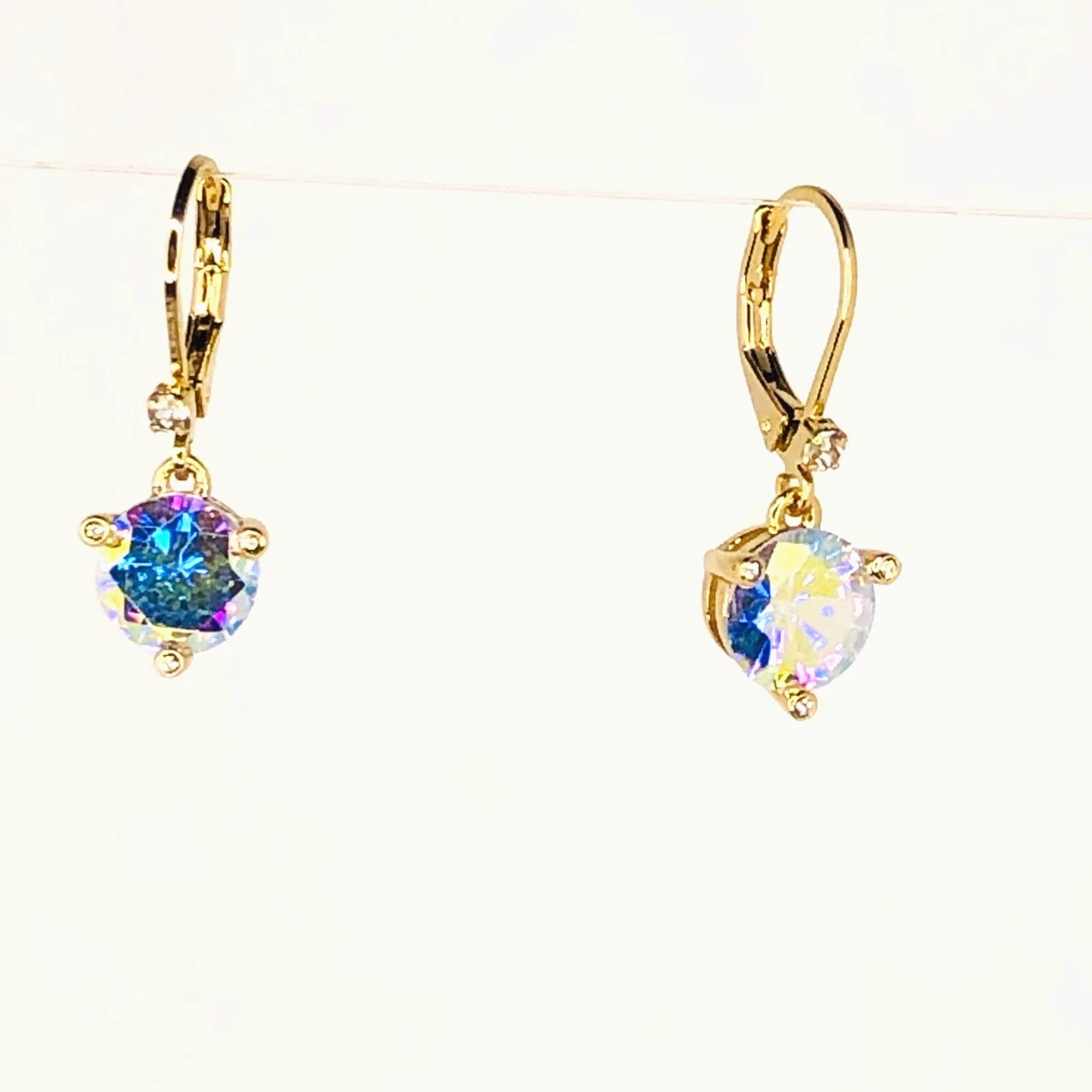 Kate spade rise best sale and shine leverback earrings