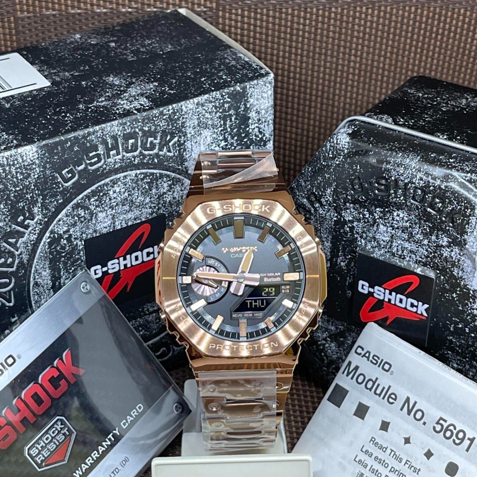 Casio G-Shock Full Metal 2100 Series Rose Gold – Dublin Village