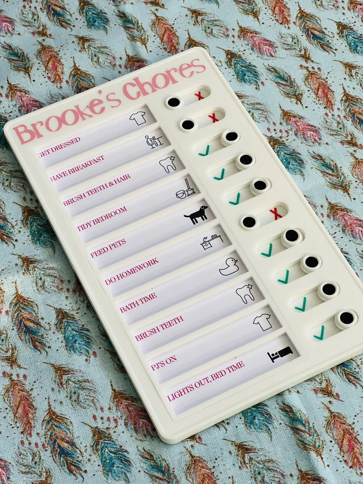 Chore Chart for Kids and Adults, Portable Chore Chart Memo Boards - Image 3 of 4