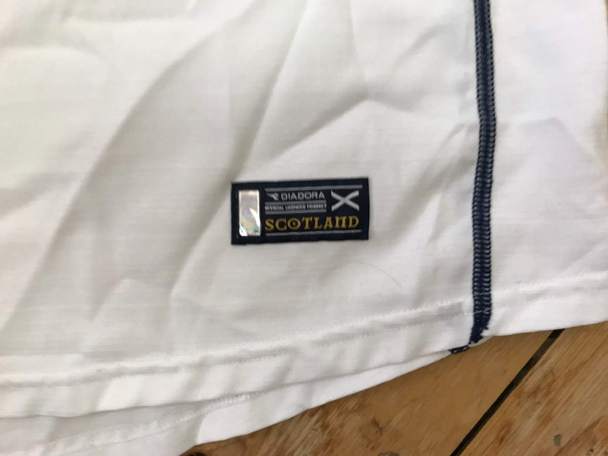 Maillot Ecosse Football Extérieur Vintage - Diadora, Taille M, époque 2003-2005