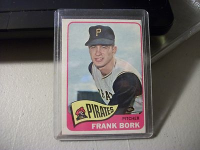 1965 TOPPS BASEBALL #592 BORK HIGH NUMBER SHORT PRINT