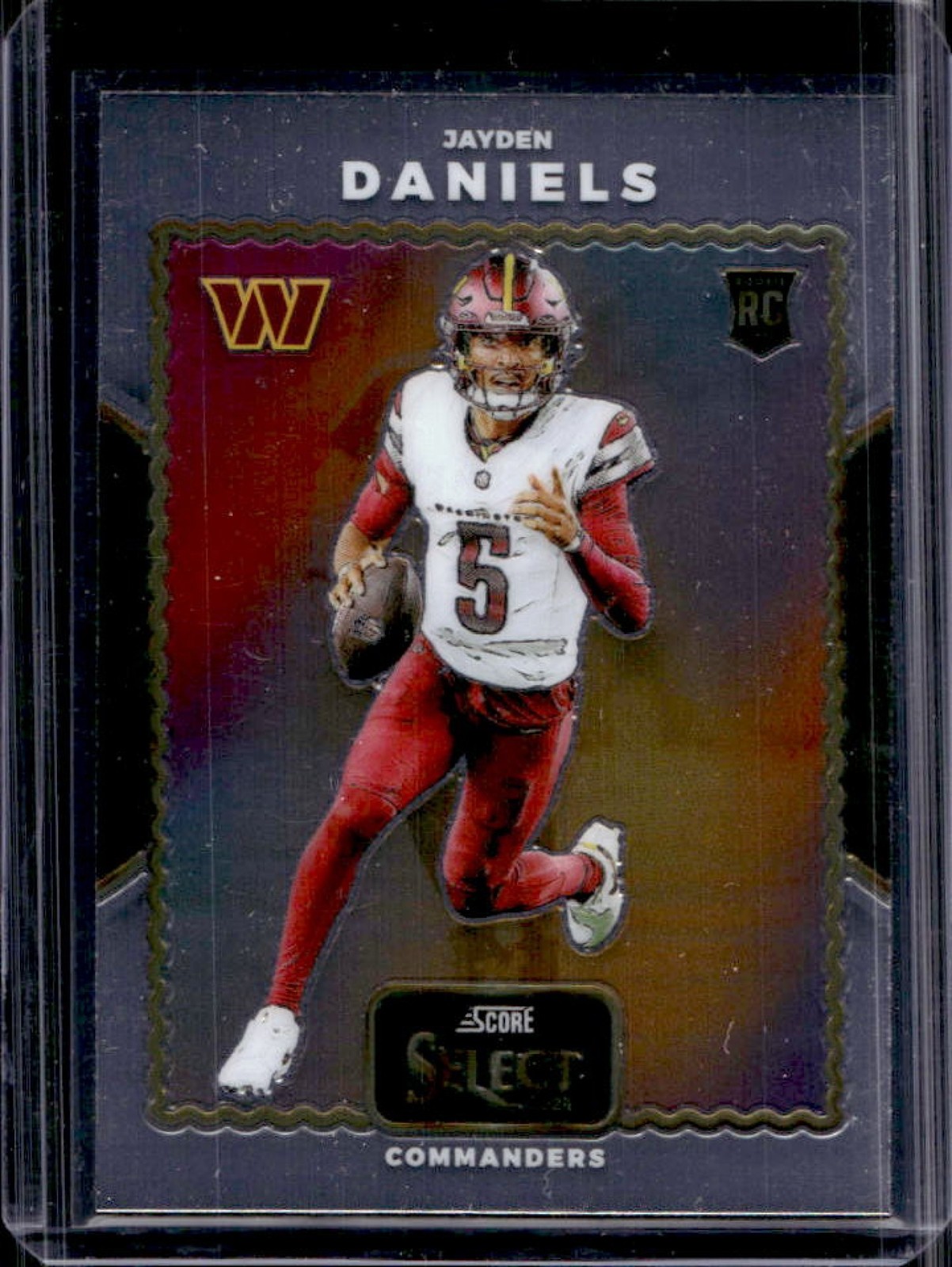 2024 Select Jayden Daniels Score Throwback RC Rookie #16 Commanders