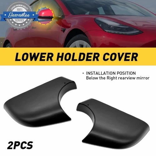 Side Rearview Mirror Lower Cover Cap For 2017-2022 Tesla Model 3 Left Right Side