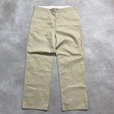 Dickies Trousers Mens 38" Workwear Straight Leg Chino Pants, Beige