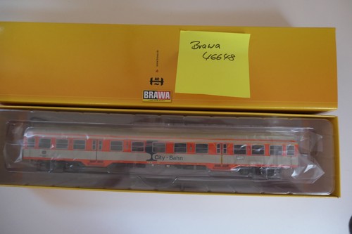 Brawa H0 46648 Nahverkehrswagen der DB orange mit Licht  City-Bahn AC   neuw/OVP | Condition: Gebraucht