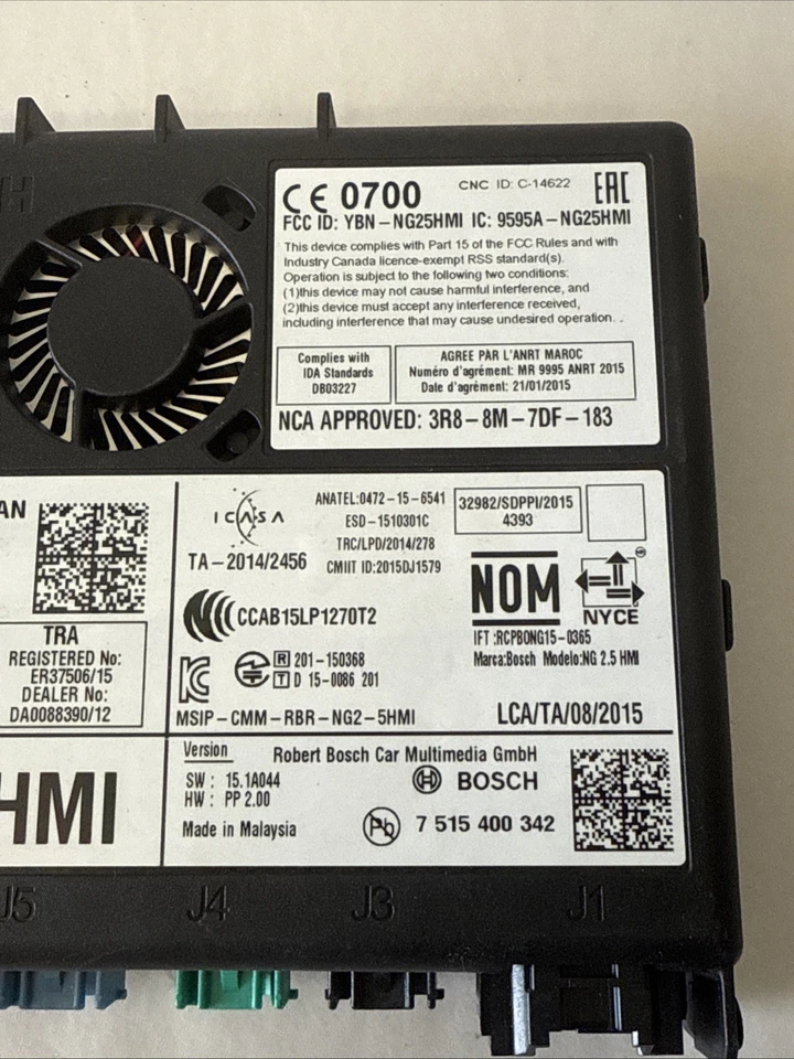 Chevrolet Silverado 1500 2016 2017 interfaz hombre-máquina HMI 23415899 OEM Foto 3 de 4