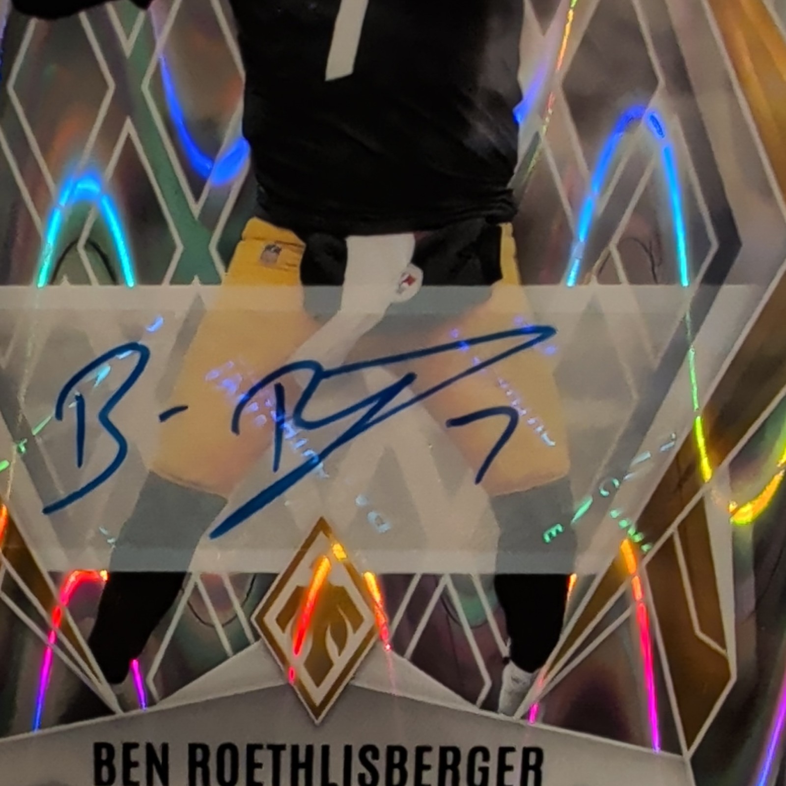 Ben Roethlisberger Panini 2025 Phoenix Seismic Auto /5 #89 Steelers PSA 9 SSP view 5