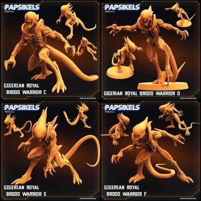 Alien Brood Warriors Miniatur