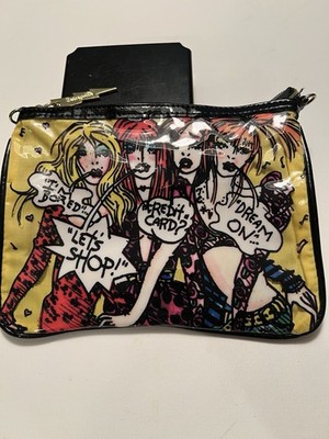 Betseyville Betsey Johnson Y2K Punk Cosmetic-makeup Bag Shopping Girls EUC HTF