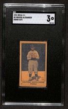 1921 W516-2-1 #2 Grover Alexander HOF SGC 3 VG C104581