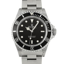 Rolex ROLEX Submariner 14060 black WATCH 718045