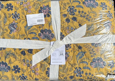 Pottery Barn Bette Handcrafted Reversible Quilt - Full/Queen - Yellow - New